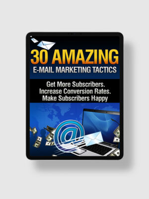 30 Amazing E-Mail Marketing Tactics ipad