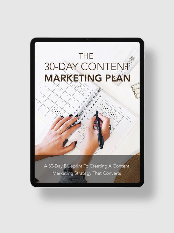 30 Days Content Marketing Plan