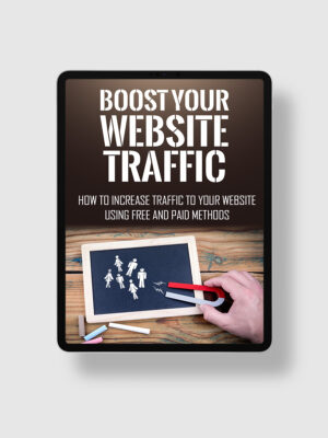 Boost Your Website Traffic ipad