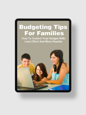 Budgeting Tips For Families ipad