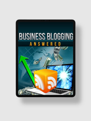 Business Blogging Answered ipad
