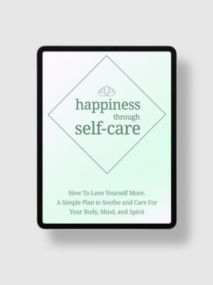 Happiness Through Self-care ipad