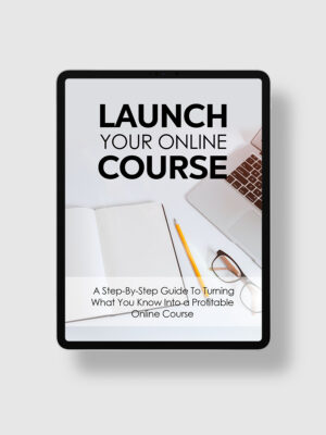 Launch Your Online Course ipad