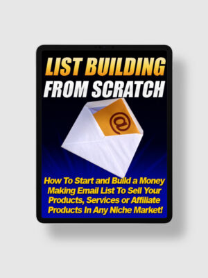 List Building From Scratch ipad