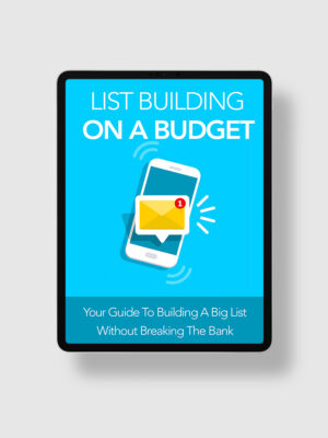 List Building on a Budget ipad