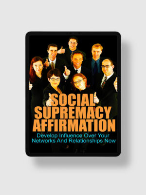 Social Supremacy Affirmation ipad